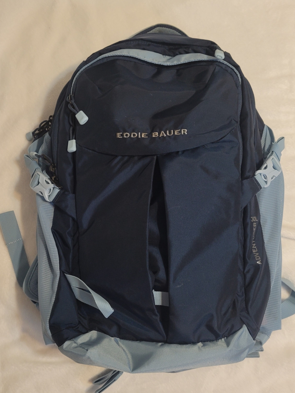 Eddie Bauer Dark Blue and Light Blue Backpack